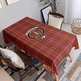 MacAlister Modern Tartan Crest Tablecloth